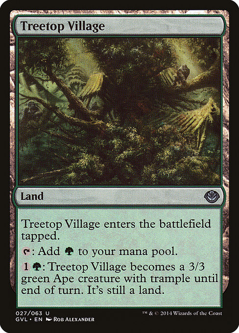Treetop Village from Duel Decks Anthology: Garruk vs. Liliana