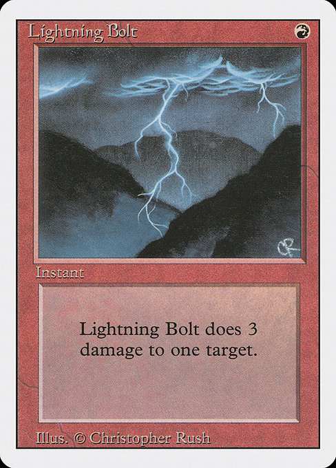 Lightning Bolt from Revised Edition
