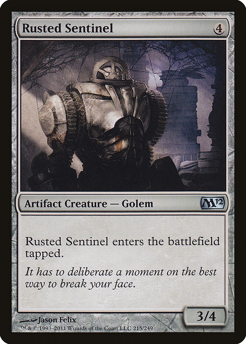 Rusted Sentinel highlighted card art