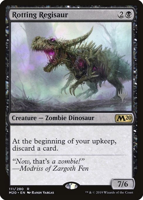 Rotting Regisaur from Core Set 2020 Promos