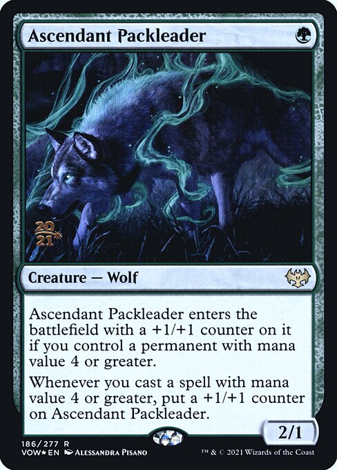 Ascendant Packleader from Innistrad: Crimson Vow Promos