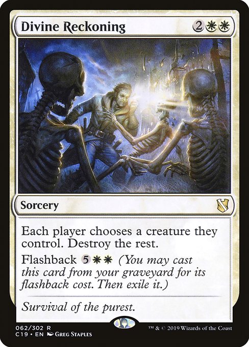 Divine Reckoning from Commander 2019