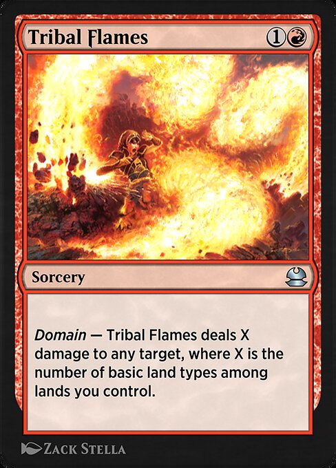 Tribal Flames highlighted card art