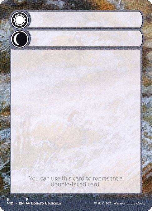 Double-Faced Substitute Card from Innistrad: Midnight Hunt Substitute Cards