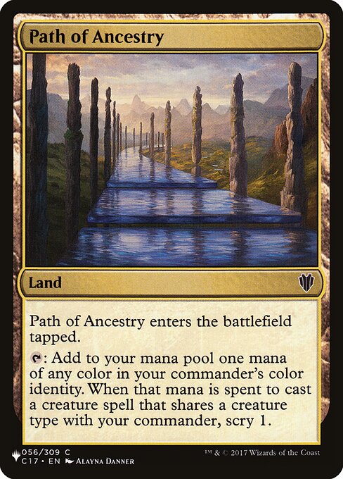Path of Ancestry from The List