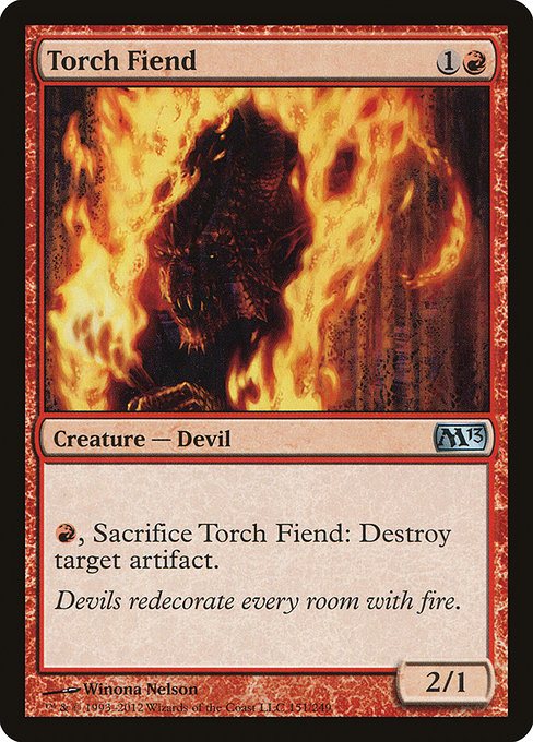 Torch Fiend from Magic 2013
