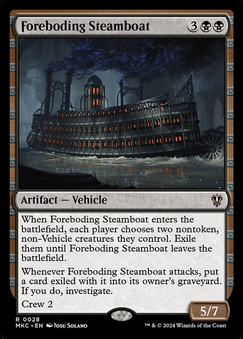 Foreboding Steamboat highlighted card art