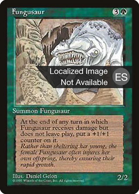 Fungusaur from Fourth Edition Foreign Black Border