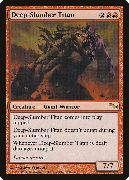 Deep-Slumber Titan highlighted card art