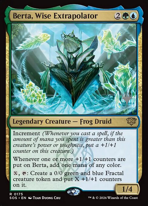 Berta, Wise Extrapolator from Secrets of Strixhaven Promos