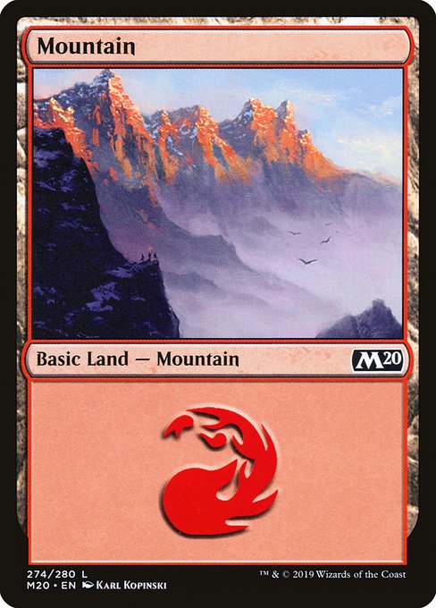 Mountain from Core Set 2020