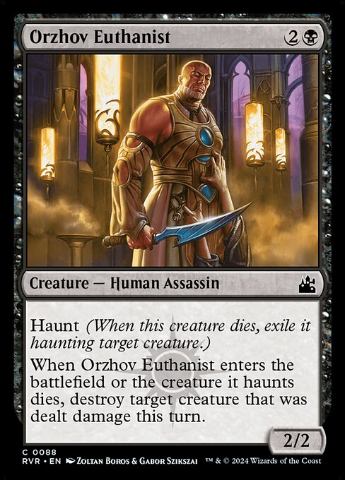 Orzhov Euthanist highlighted card art