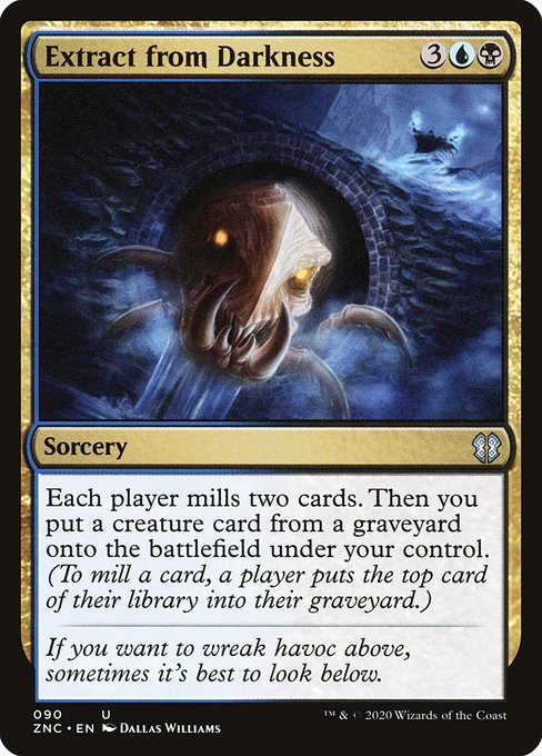 Extract from Darkness from Zendikar Rising Commander