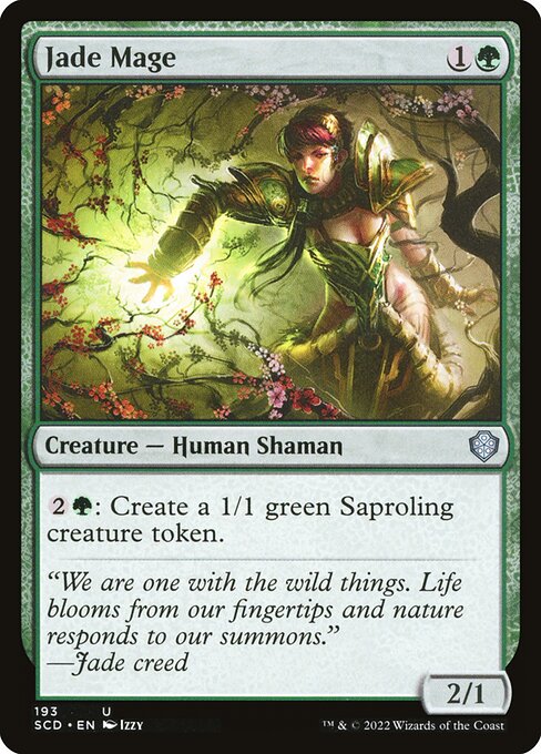 Jade Mage from Starter Commander Decks