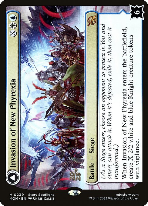 Invasion of New Phyrexia // Teferi Akosa of Zhalfir from March of the Machine Promos