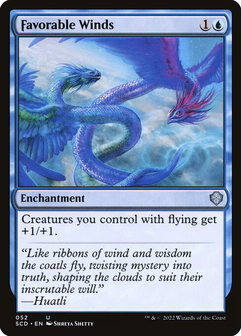 Favorable Winds highlighted card art
