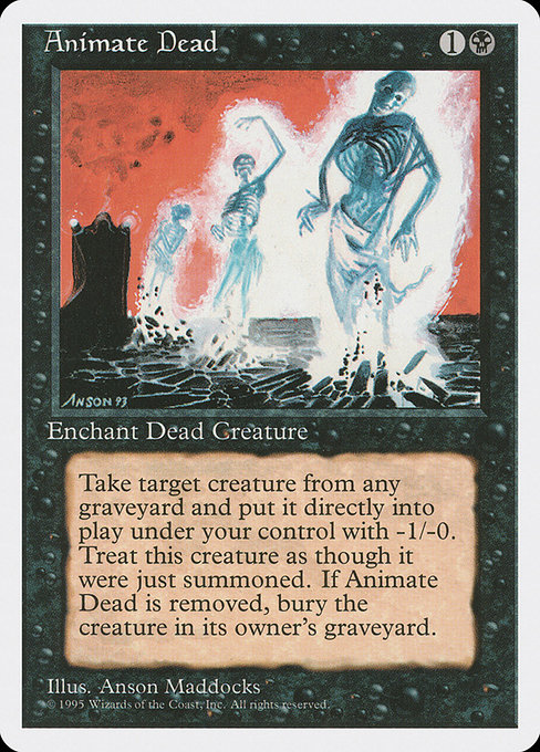 Animate Dead from Fourth Edition