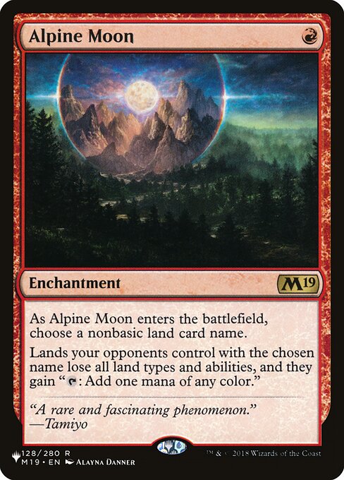 Alpine Moon highlighted card art