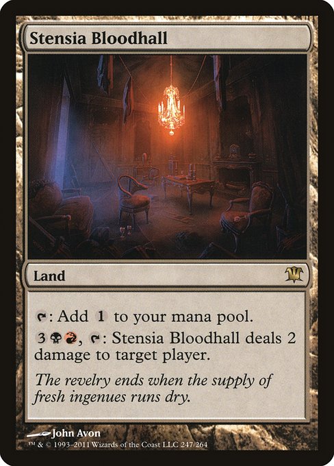 Stensia Bloodhall from Innistrad