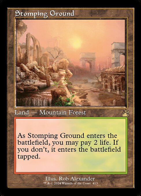 Stomping Ground from Ravnica Remastered