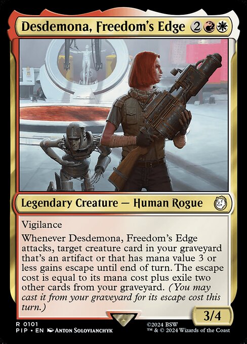 Desdemona, Freedom's Edge from Fallout