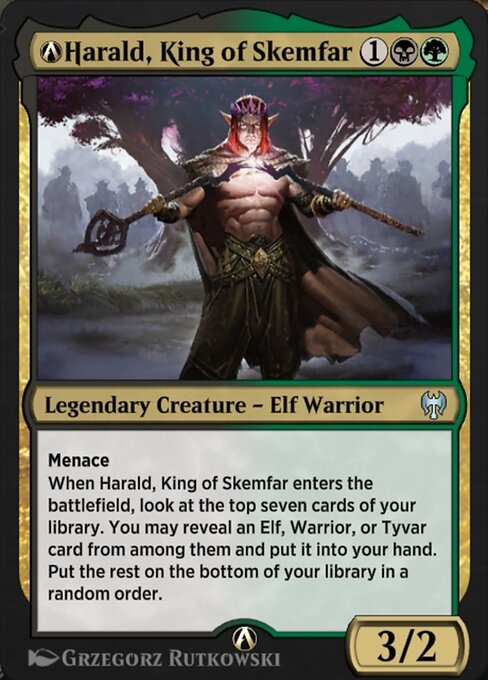 A-Harald, King of Skemfar highlighted card art