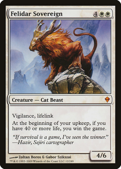Felidar Sovereign from Zendikar