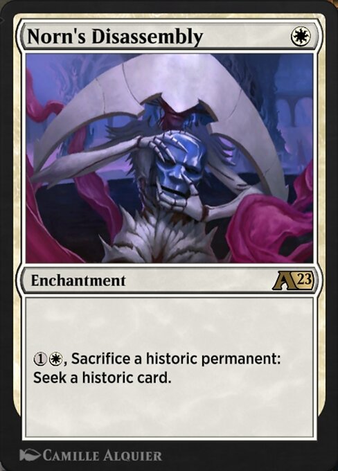 Norn's Disassembly highlighted card art
