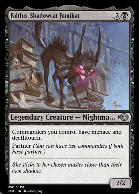 Falthis, Shadowcat Familiar highlighted card art