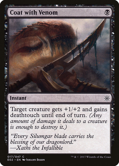 Coat with Venom from Explorers of Ixalan