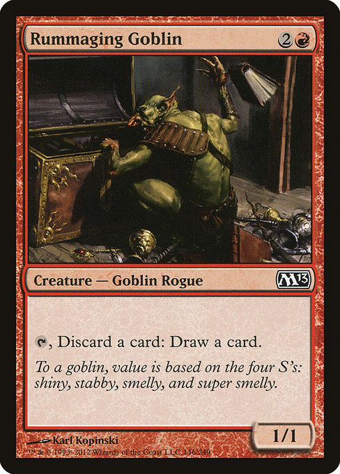 Rummaging Goblin from Magic 2013