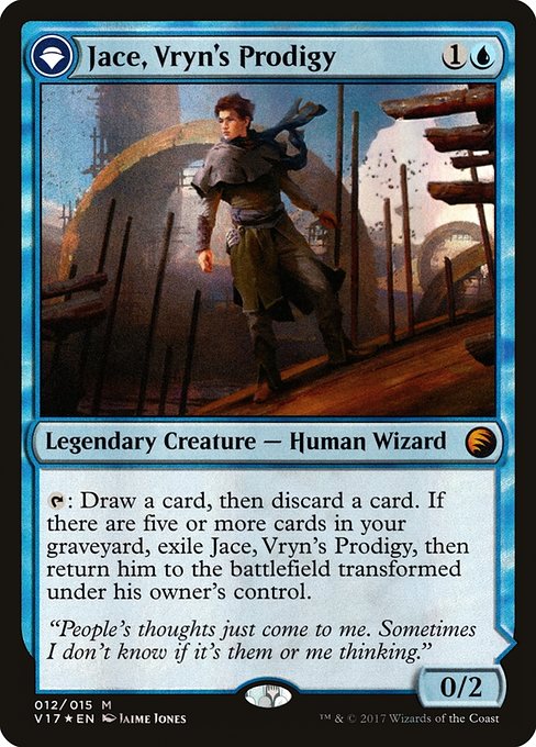 Jace, Vryn's Prodigy // Jace, Telepath Unbound from From the Vault: Transform