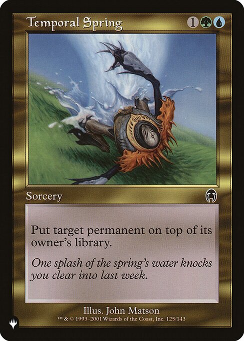 Temporal Spring highlighted card art