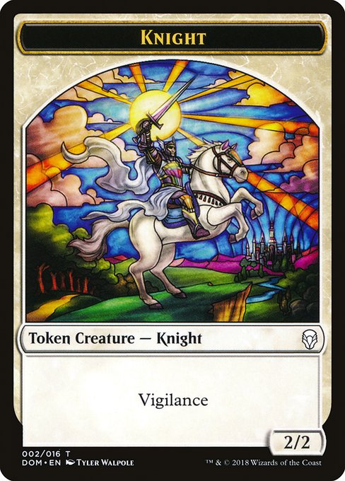 Knight from Dominaria Tokens