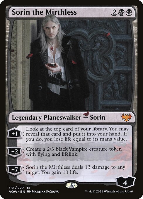 Sorin the Mirthless from Innistrad: Crimson Vow