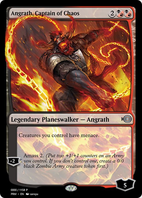 Angrath, Captain of Chaos from Magic Online Promos