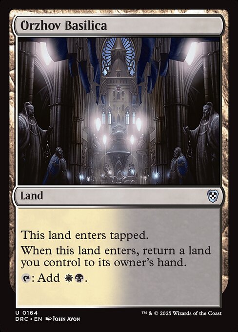 Orzhov Basilica highlighted card art