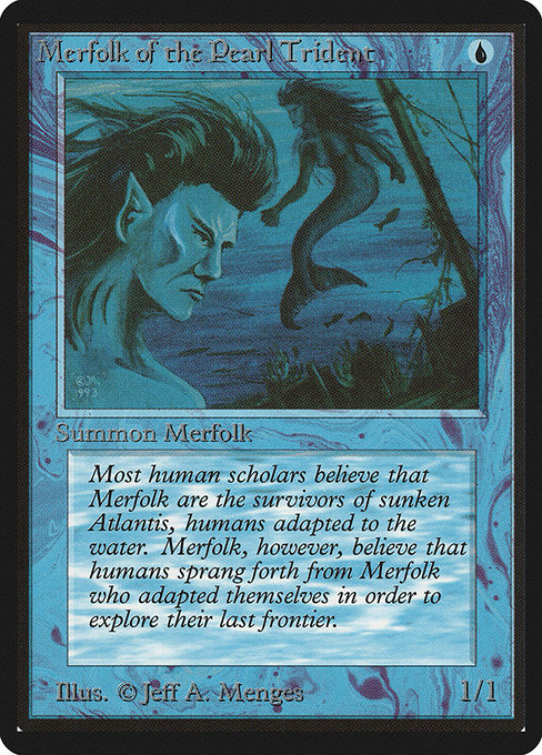 Merfolk of the Pearl Trident from Limited Edition Beta