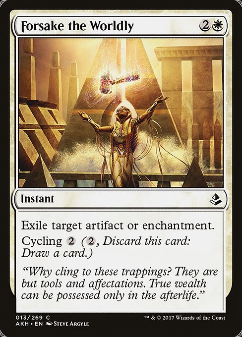 Forsake the Worldly from Amonkhet
