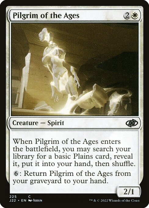 Pilgrim of the Ages highlighted card art
