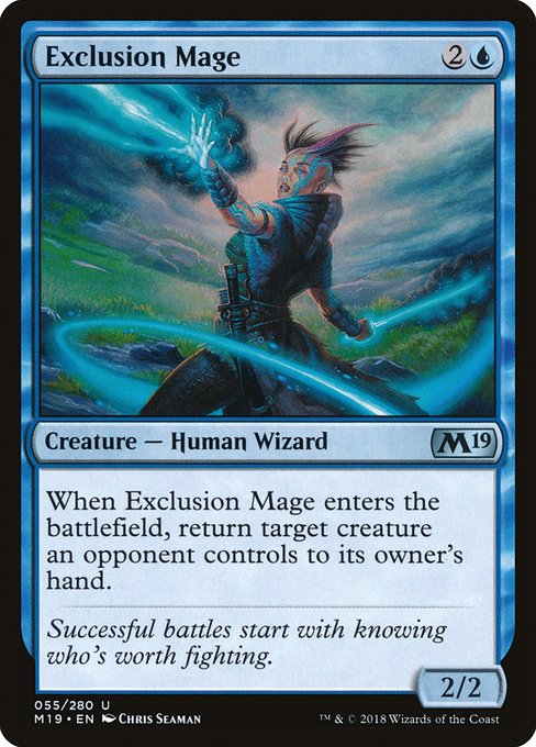 Exclusion Mage from Core Set 2019