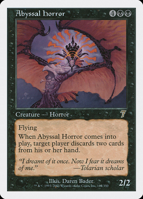 Abyssal Horror from Seventh Edition