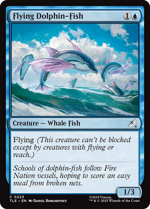 Flying Dolphin-Fish highlighted card art