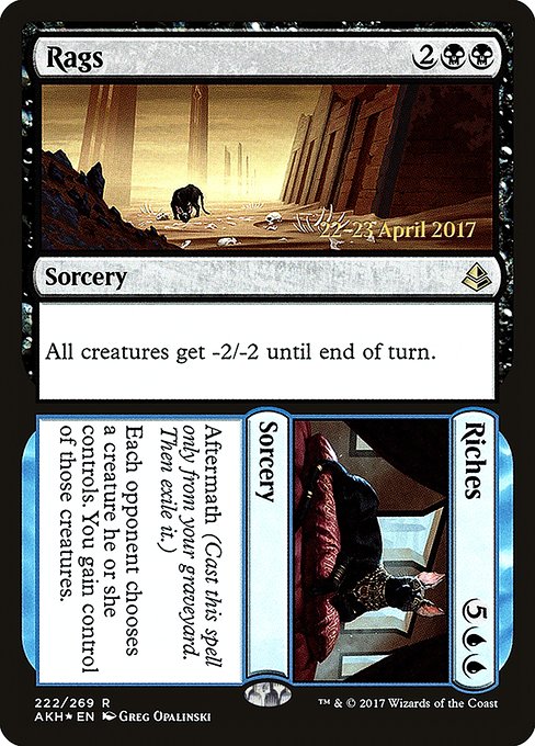 Rags // Riches from Amonkhet Promos