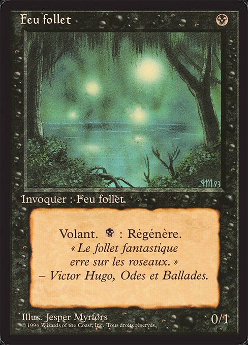 Will-o'-the-Wisp from Foreign Black Border