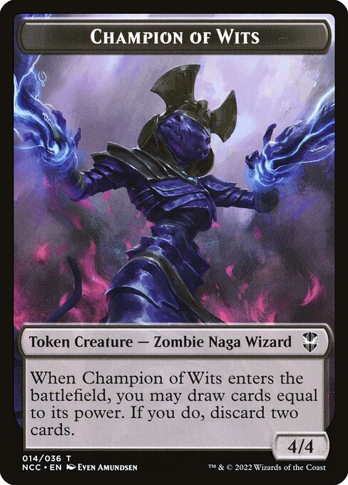 Champion of Wits highlighted card art
