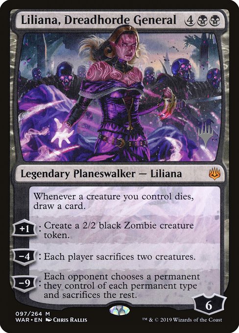 Liliana, Dreadhorde General from War of the Spark Promos