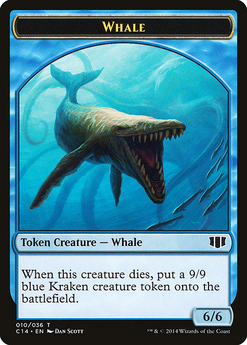 Whale from Commander 2014 Tokens