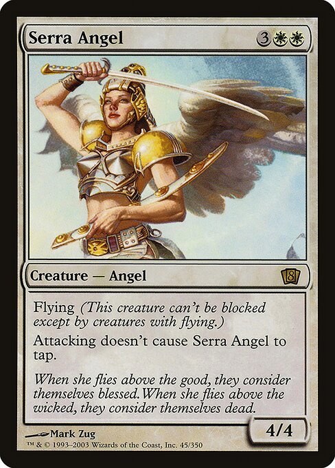 Serra Angel from Eighth Edition