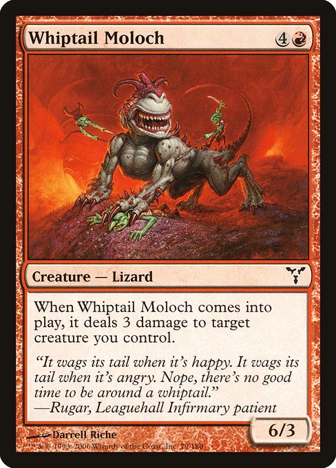 Whiptail Moloch highlighted card art